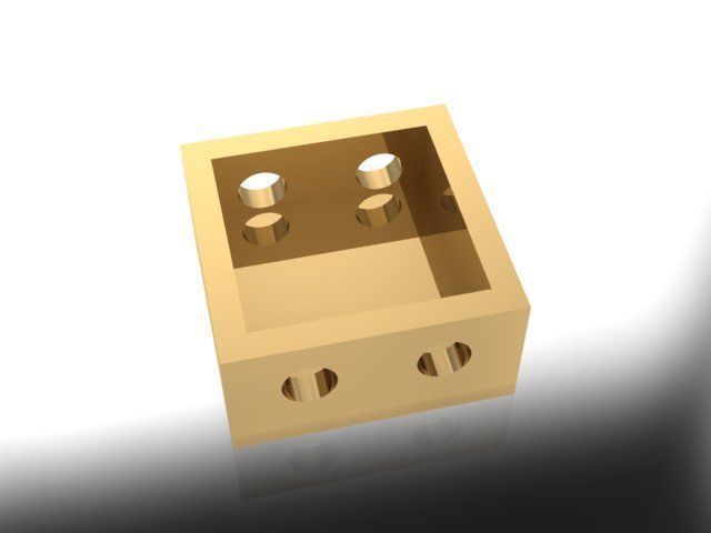 alphabet bracelet  3D print model_3