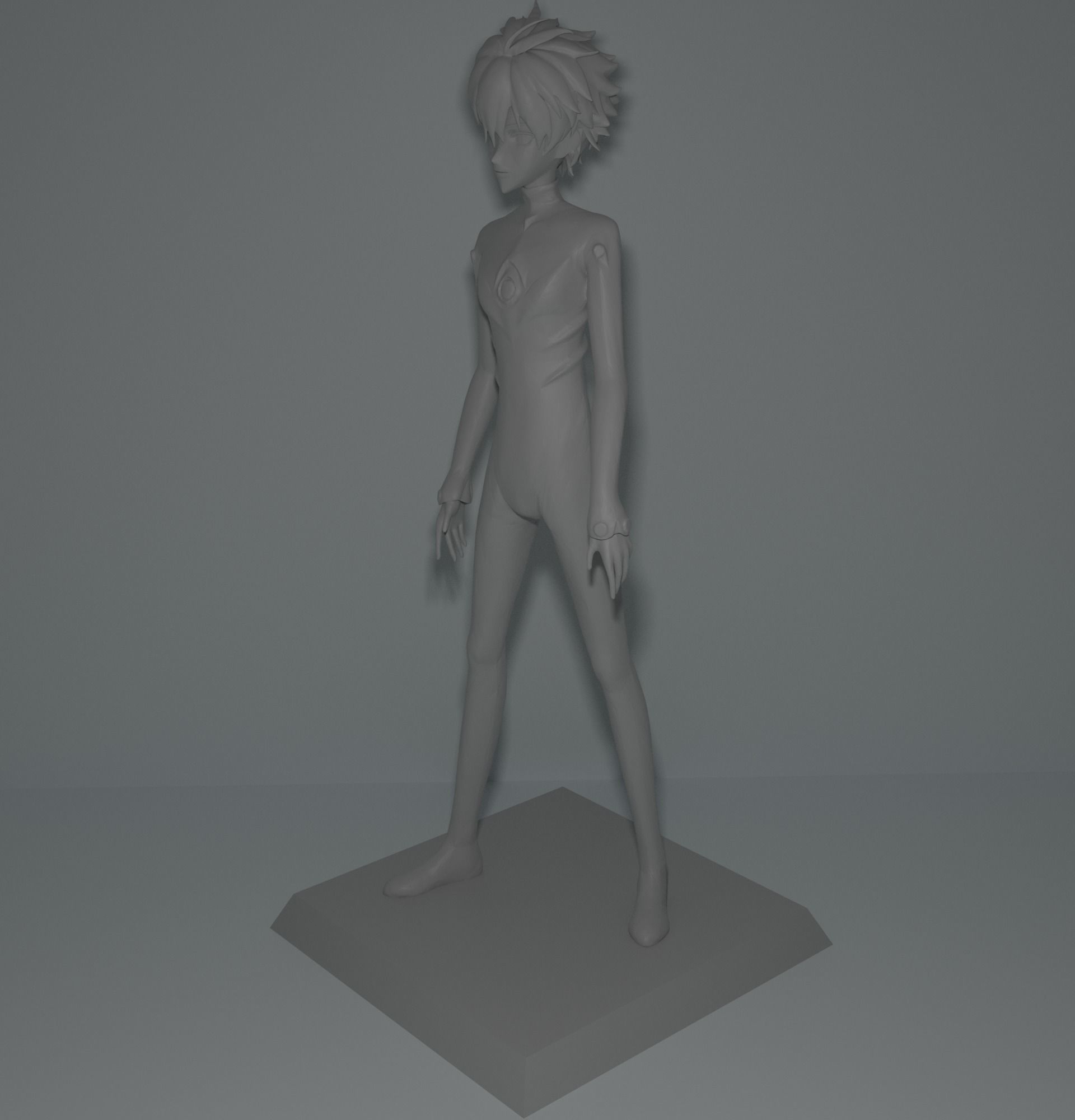 Kaworu Nagisa 3D print model_1