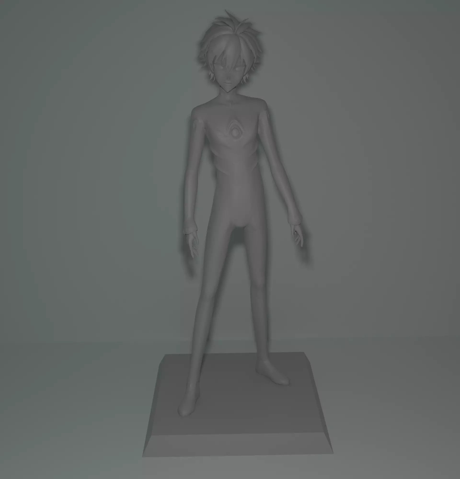 Kaworu Nagisa 3D print model_0