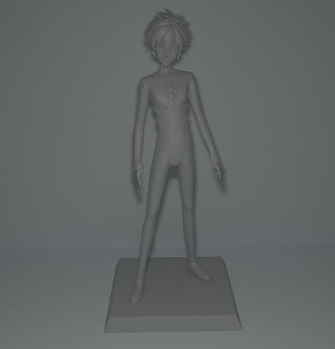Kaworu Nagisa 3D print model