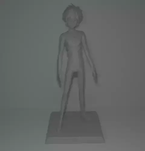 Kaworu Nagisa 3D print model Kaworu Nagisa 3D print model