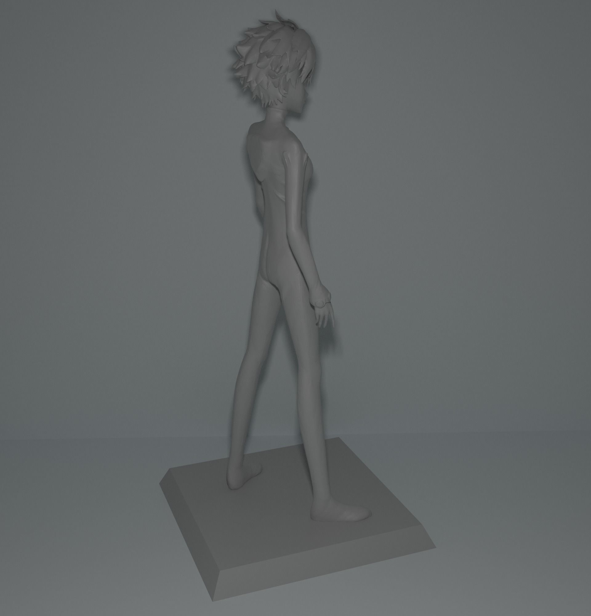 Kaworu Nagisa 3D print model_5