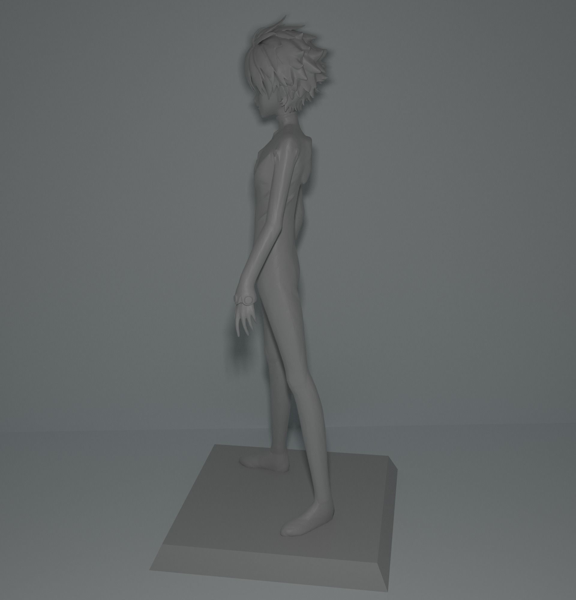Kaworu Nagisa 3D print model_2