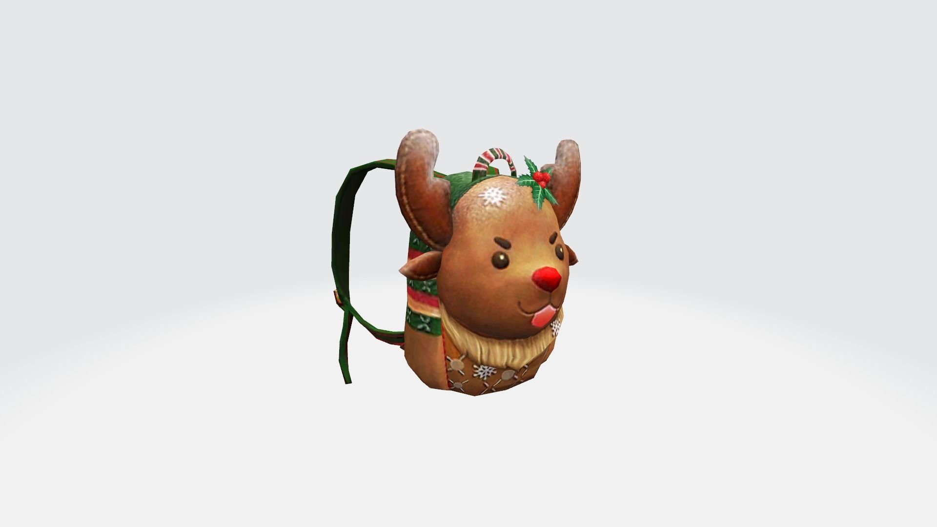 3x Backpack christmas 3D model_6