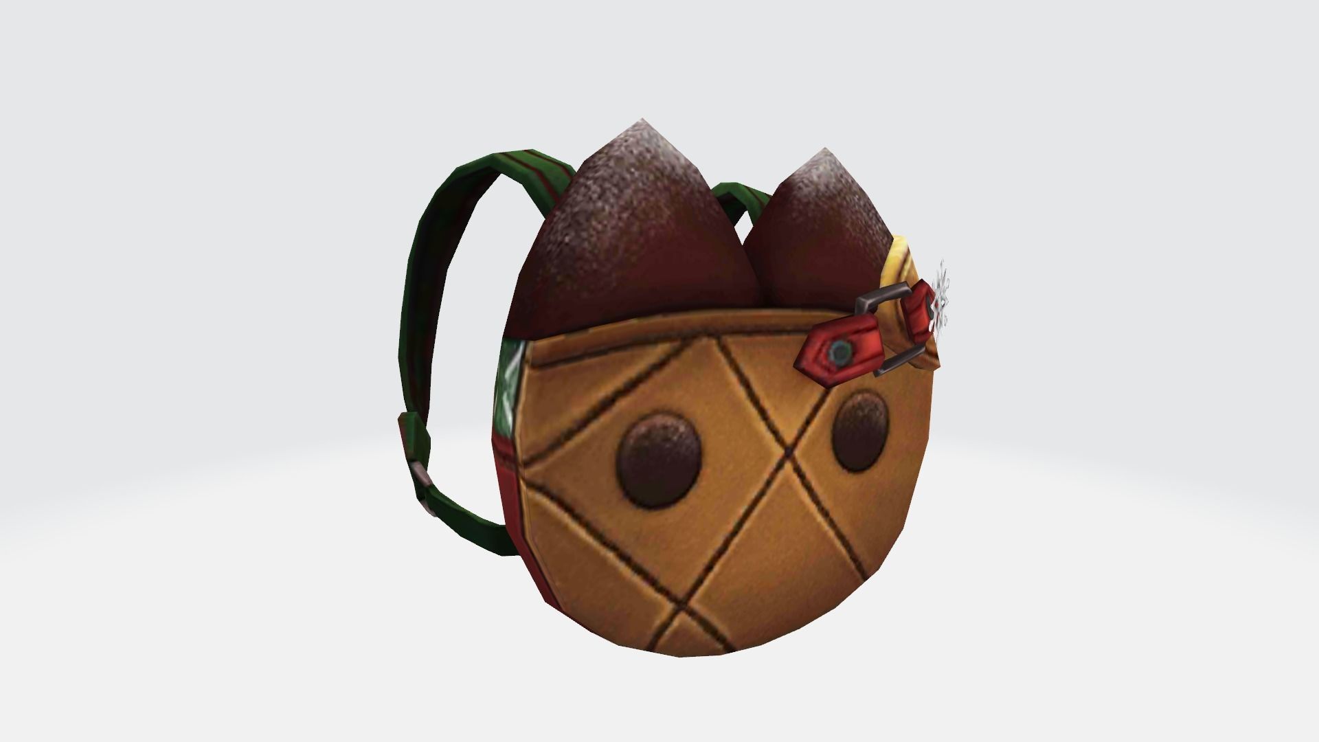 3x Backpack christmas 3D model_5