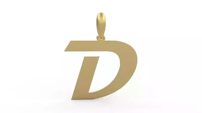 Initial Letters Pendant Magneto D