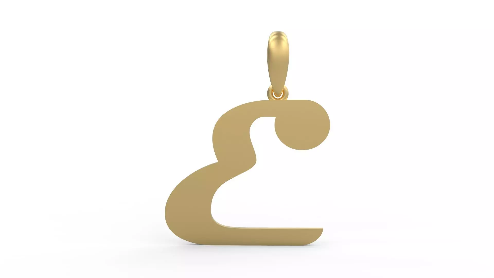 Initial Letters Pendant Magneto E 3D print model_0