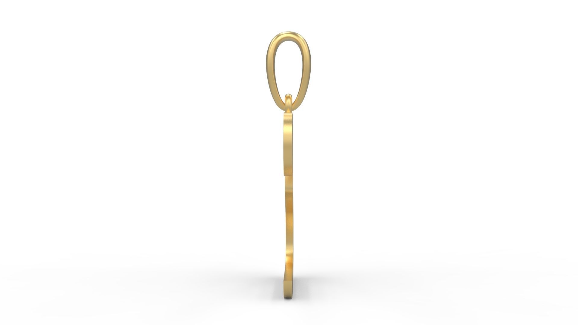 Initial Letters Pendant Magneto E 3D print model_2