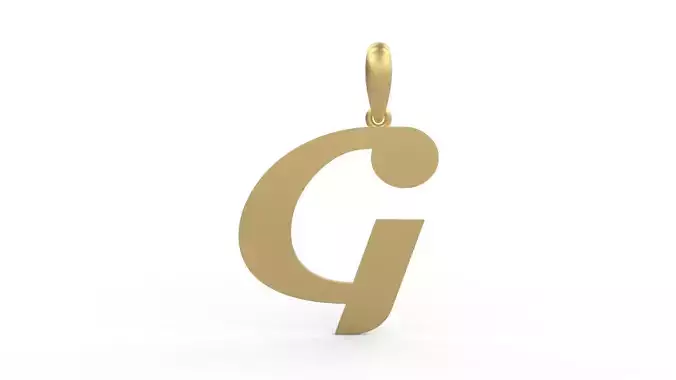 Initial Letters Pendant Magneto G