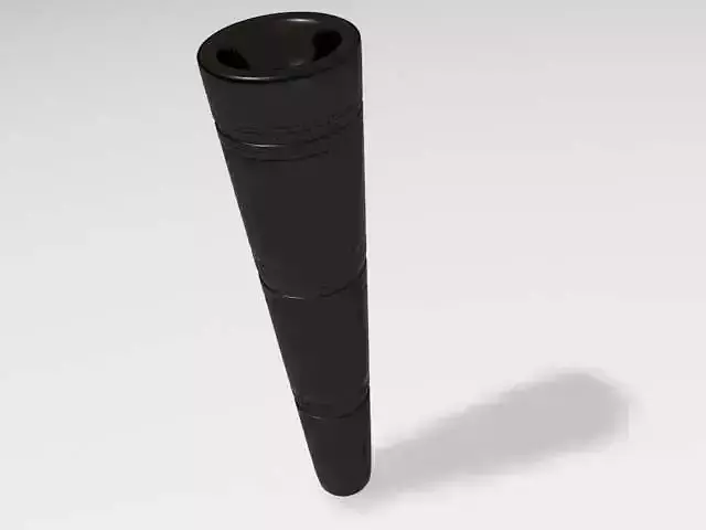 Chillum with Stone 3D model
