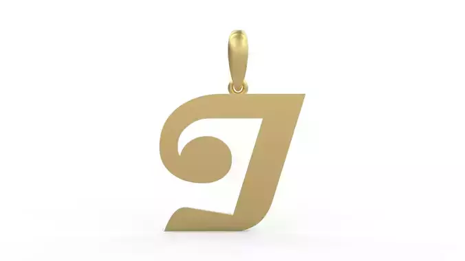 Initial Letters Pendant Magneto I