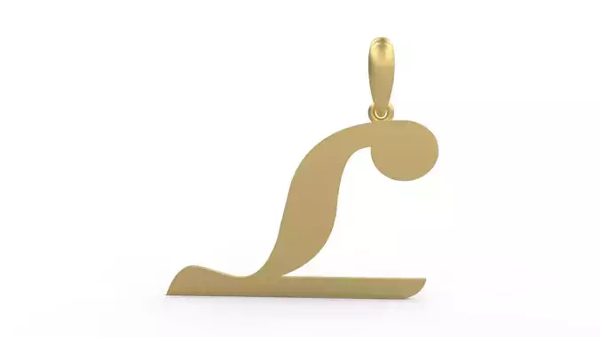 Initial Letters Pendant Magneto L