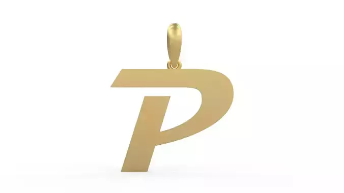 Initial Letters Pendant Magneto P