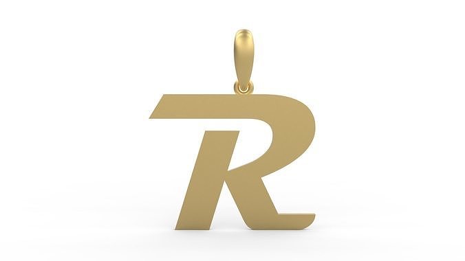 Initial Letters Pendant Magneto R 3D print model