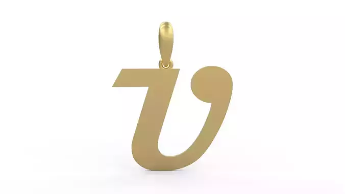 Initial Letters Pendant Magneto U