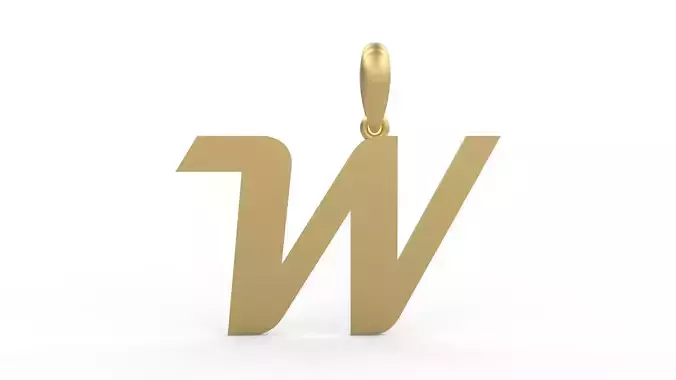 Initial Letters Pendant Magneto W