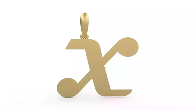 Initial Letters Pendant Magneto X