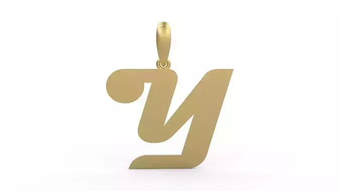 Initial Letters Pendant Magneto Y