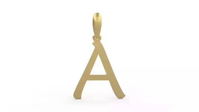 Initial Letters Pendant Maiandra A