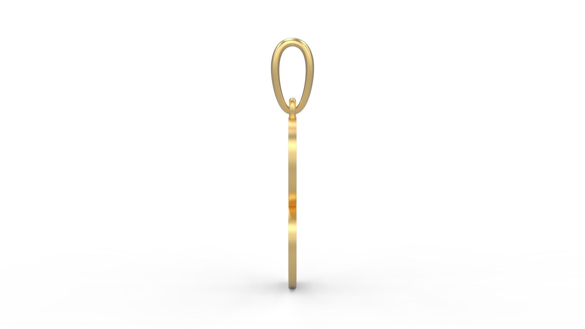 Initial Letters Pendant Maiandra B 3D print model_2