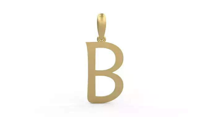 Initial Letters Pendant Maiandra B
