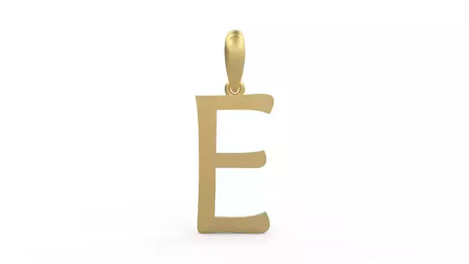 Initial Letters Pendant Maiandra E