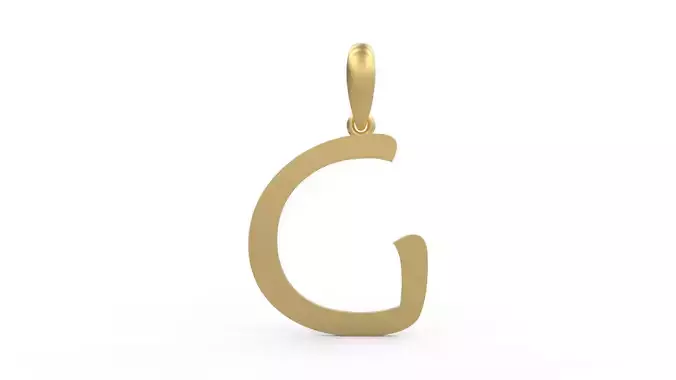 Initial Letters Pendant Maiandra G