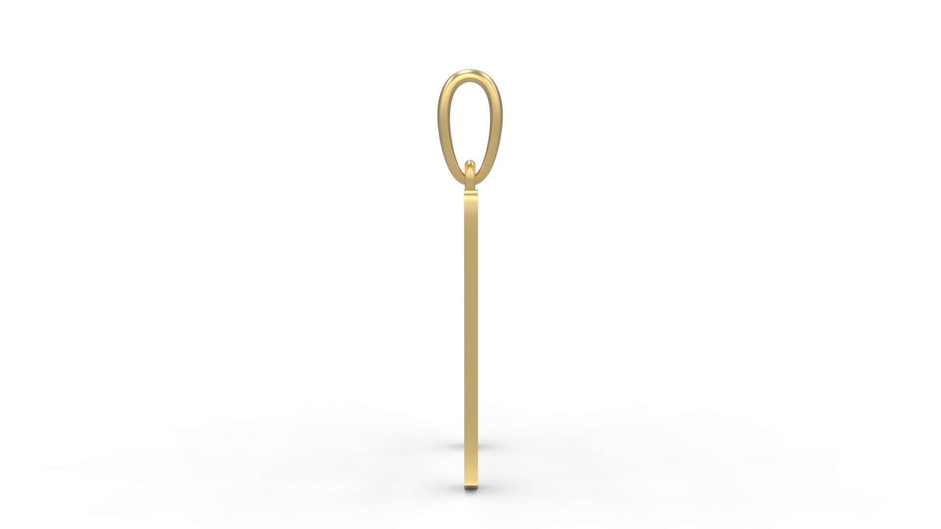 Initial Letters Pendant Maiandra H 3D print model_2