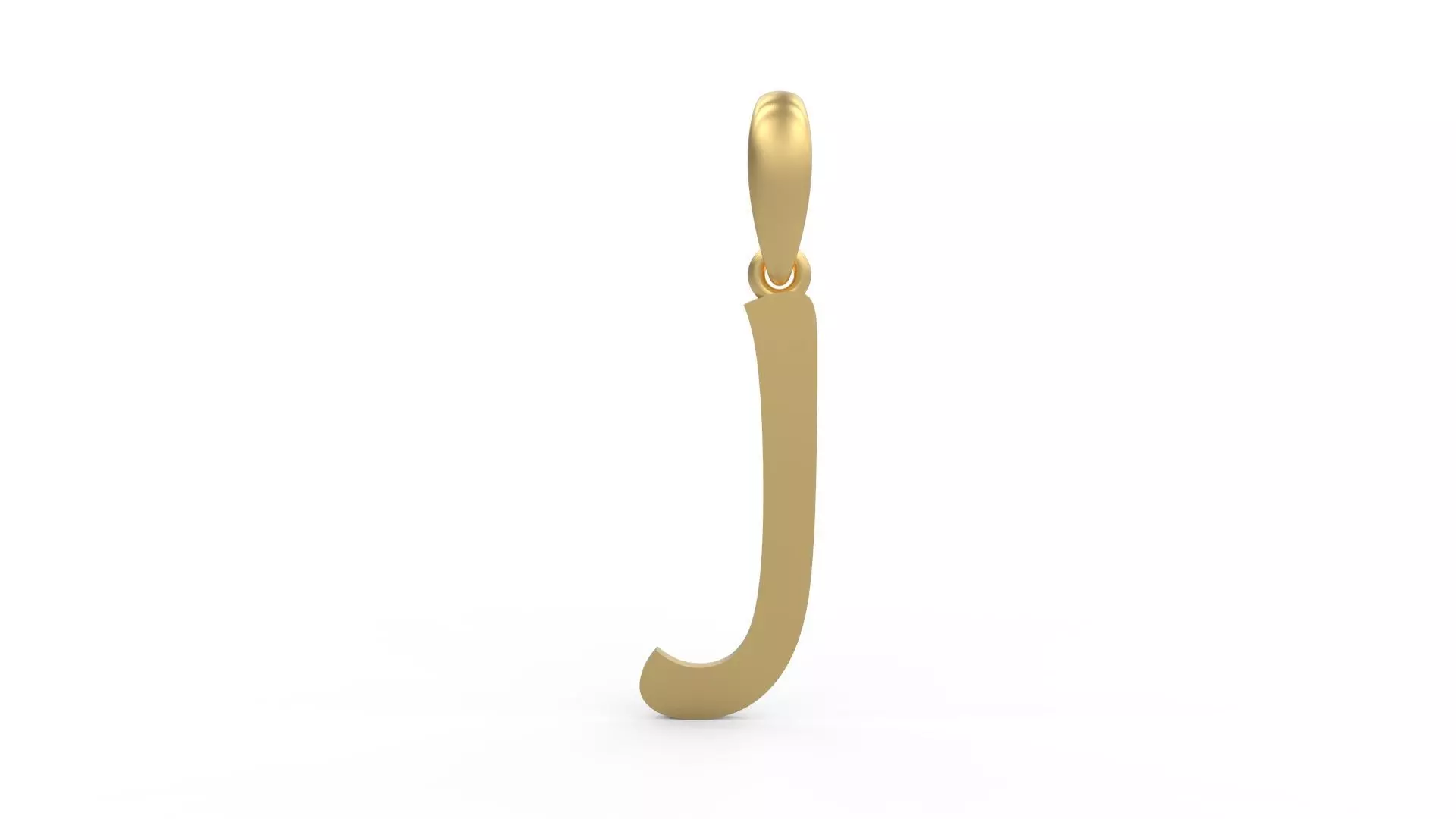 Initial Letters Pendant Maiandra J 3D print model_0