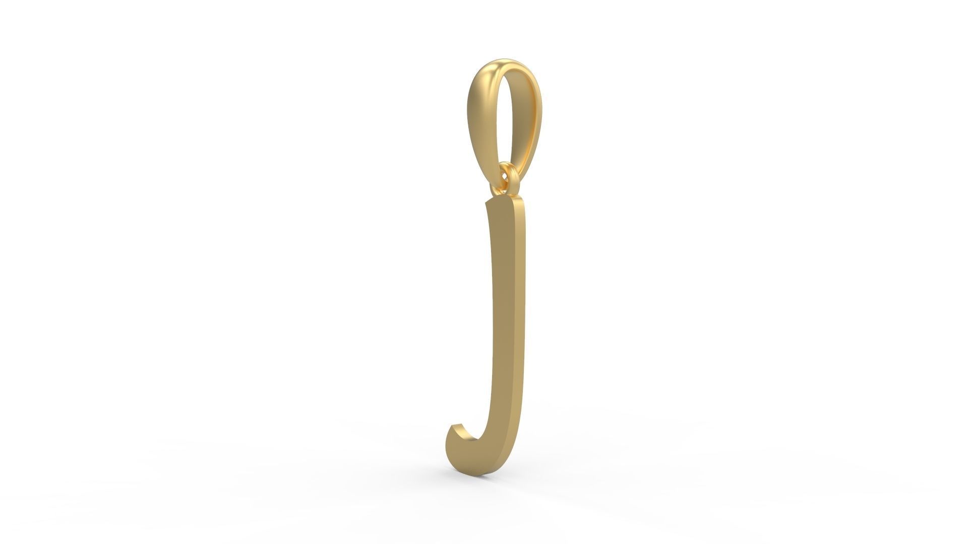 Initial Letters Pendant Maiandra J 3D print model_1