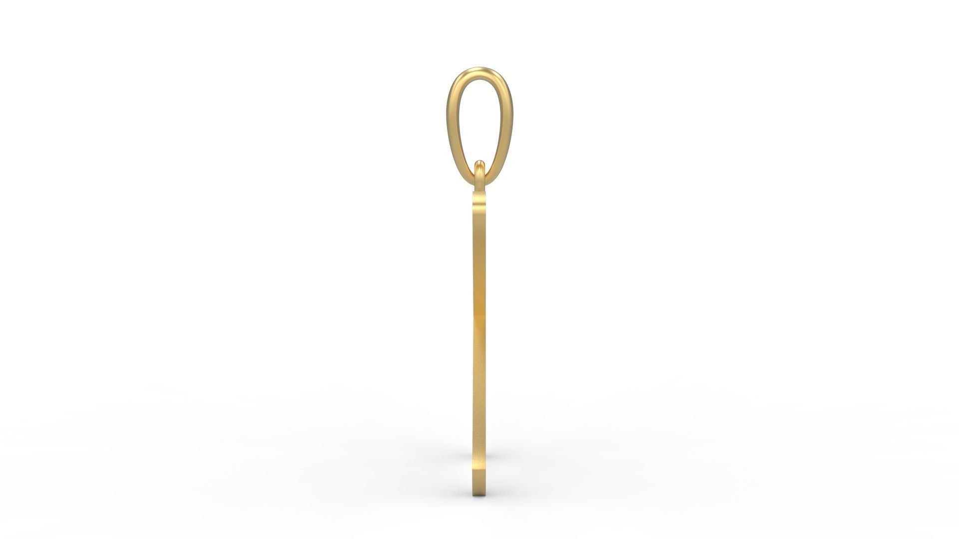 Initial Letters Pendant Maiandra K 3D print model_2