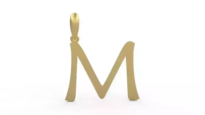 Initial Letters Pendant Maiandra M