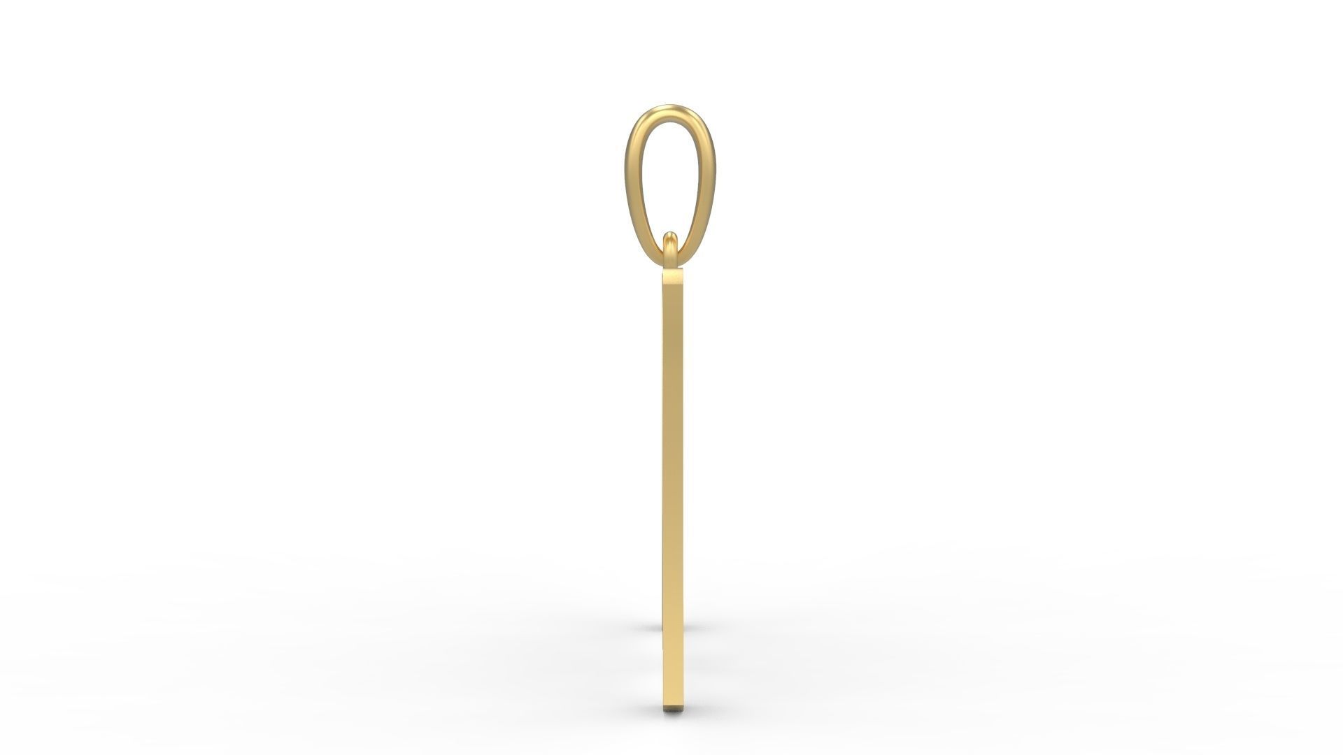 Initial Letters Pendant Maiandra M 3D print model_2