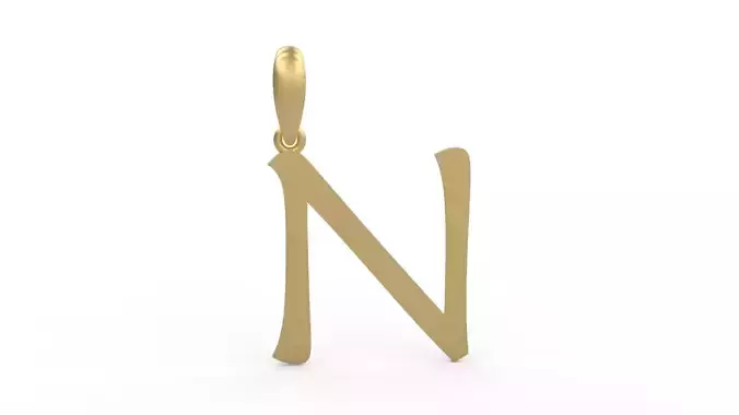 Initial Letters Pendant Maiandra N