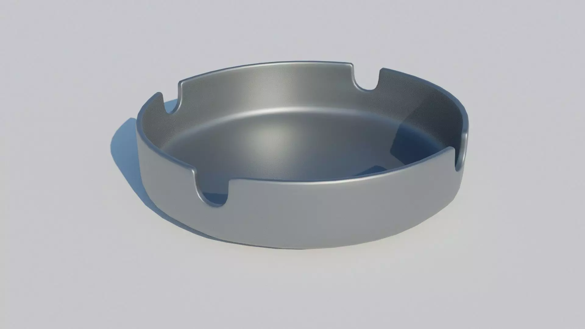 Ashtray steel 3D model