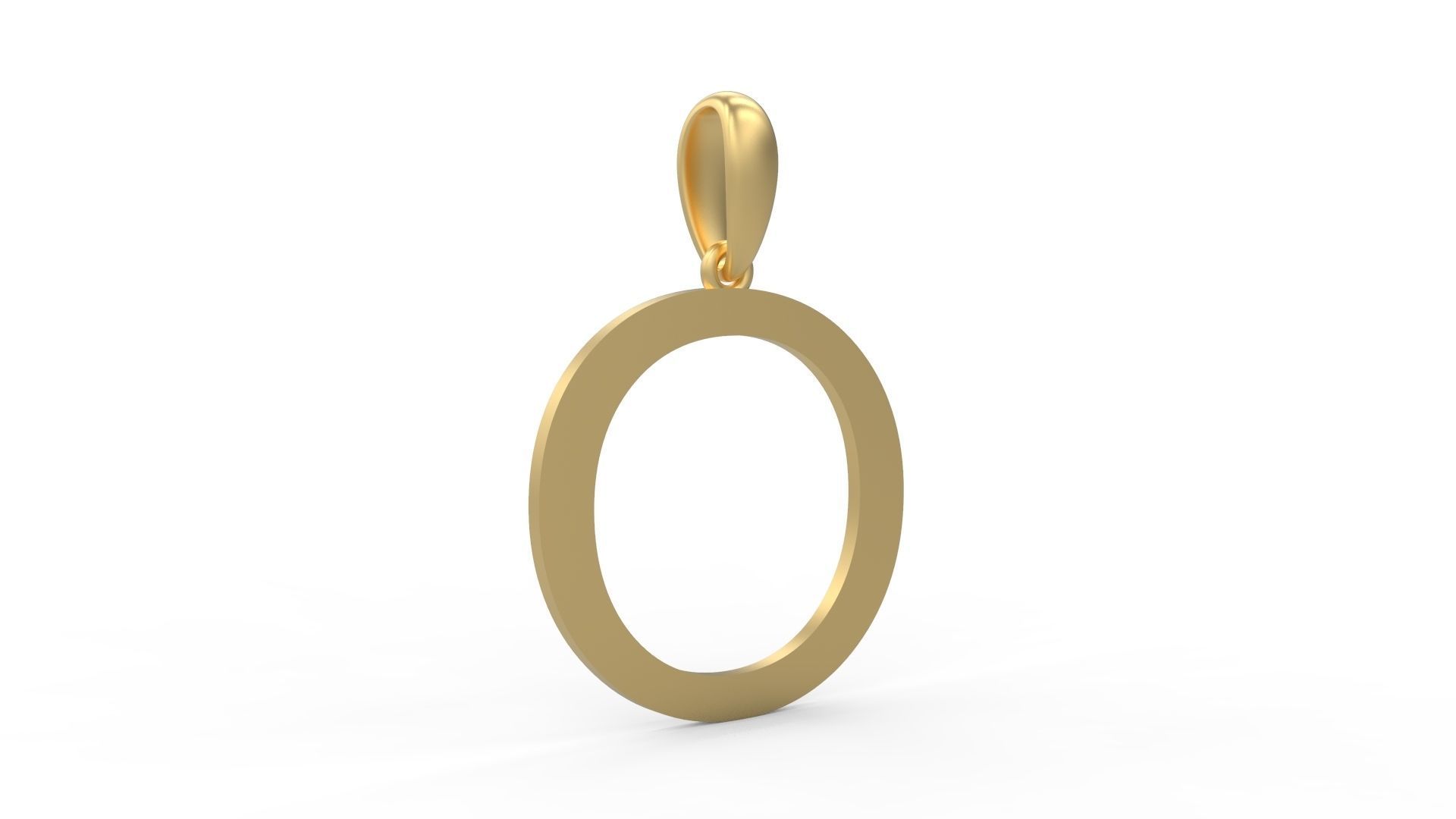 Initial Letters Pendant Maiandra O 3D print model_3