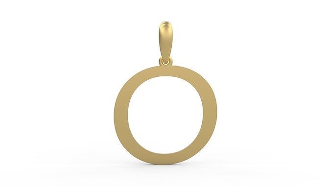 Initial Letters Pendant Maiandra O 3D print model