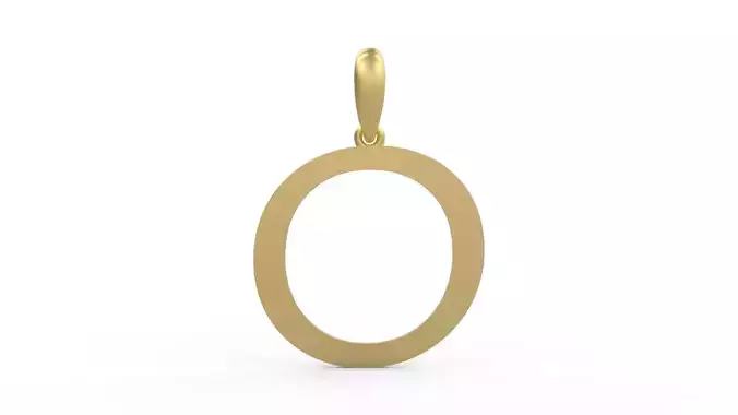 Initial Letters Pendant Maiandra O