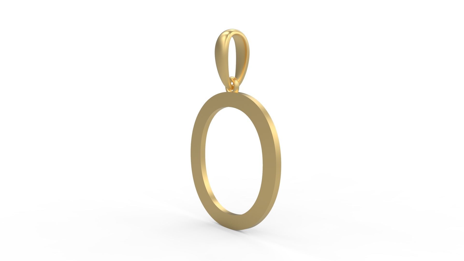Initial Letters Pendant Maiandra O 3D print model_1