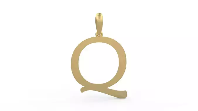 Initial Letters Pendant Maiandra Q