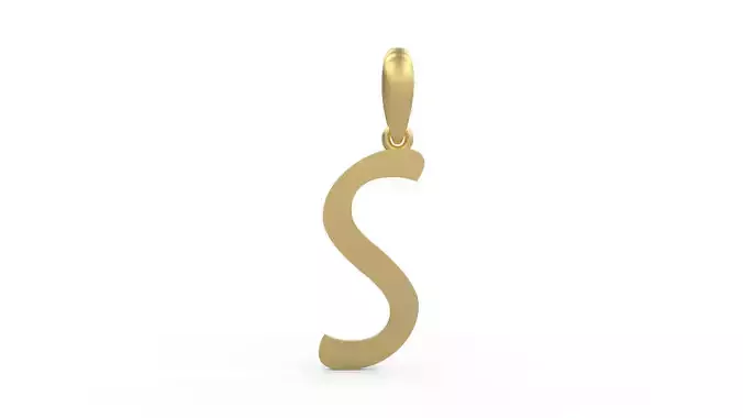 Initial Letters Pendant Maiandra S