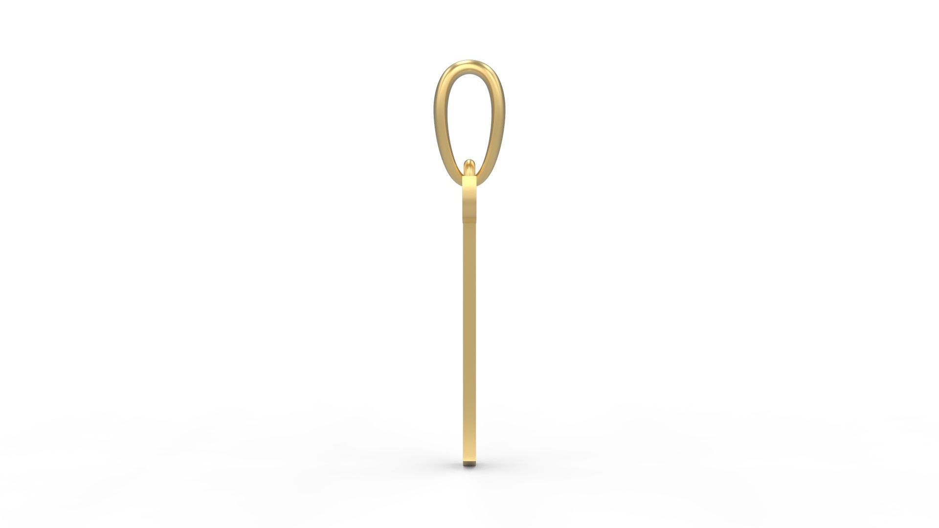 Initial Letters Pendant Maiandra T 3D print model_2