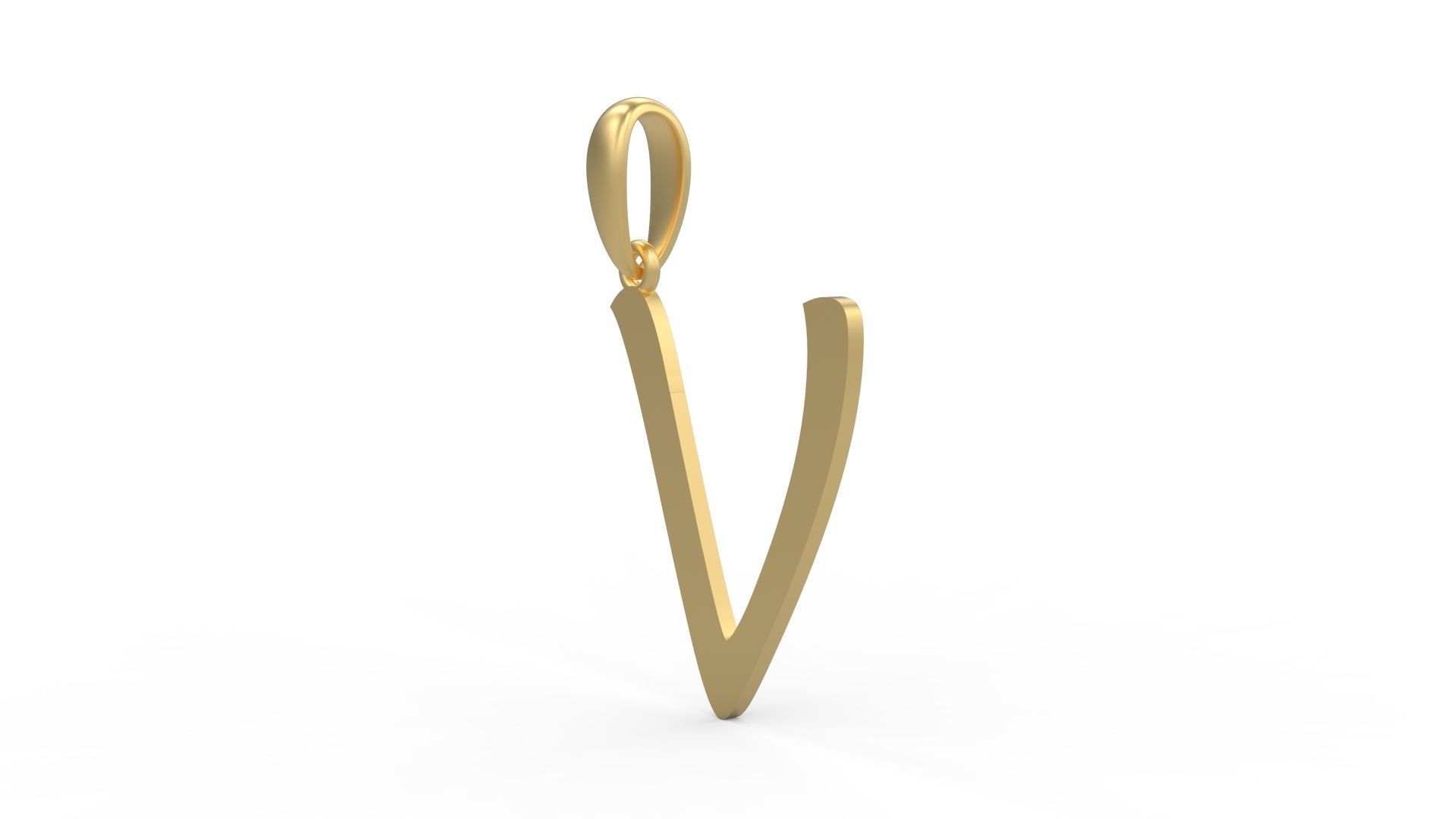 Initial Letters Pendant Maiandra V 3D print model_1