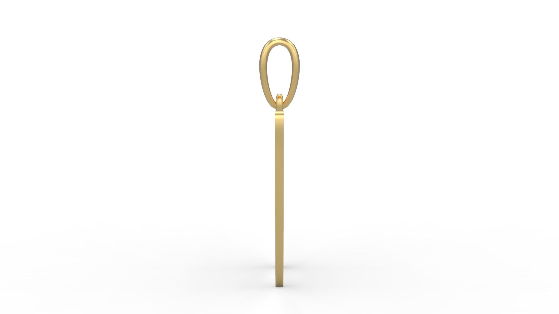 Initial Letters Pendant Maiandra W 3D print model_2