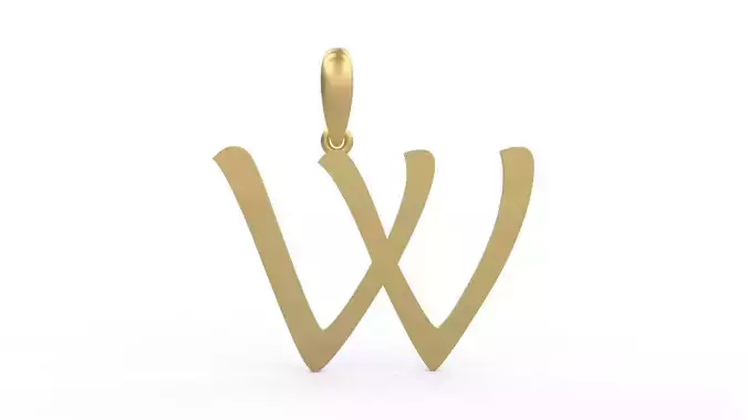 Initial Letters Pendant Maiandra W