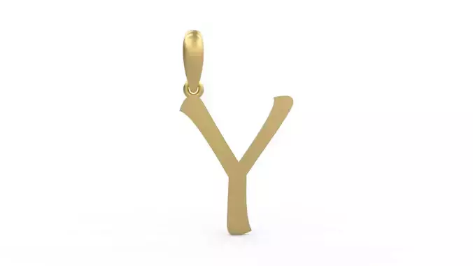 Initial Letters Pendant Maiandra Y