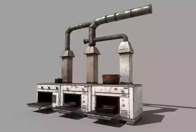 Old Industrial Ovens