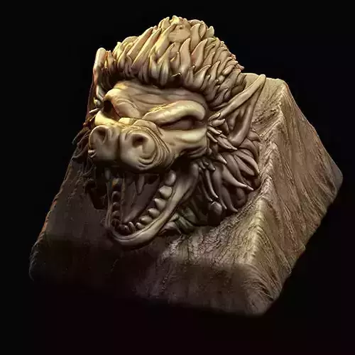 OOzaru  Dragon Ball  KEYCAPS KEYBOARD 3D print model