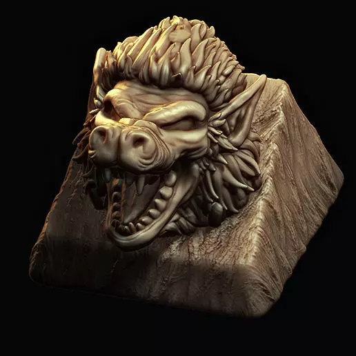 OOzaru  Dragon Ball  KEYCAPS KEYBOARD 3D print model_0