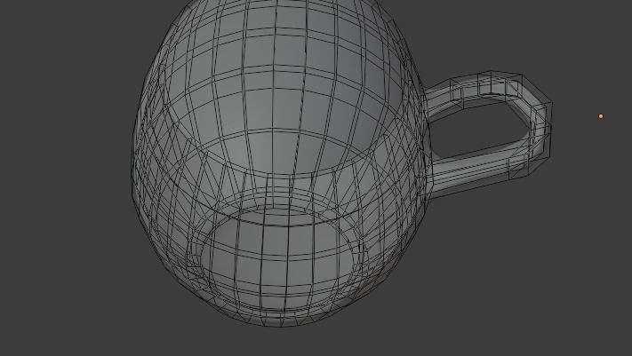 Table with a cup Free low-poly 3D model_4